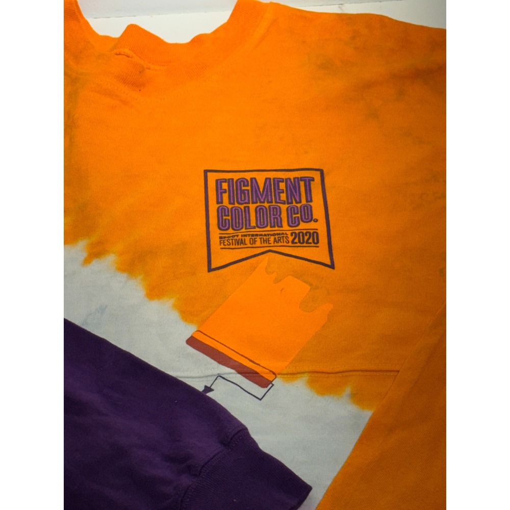 Disney Spirit Jersey Epcot Festival of the Arts 2020 Figment Tie Dye Large - Picture 9 of 13